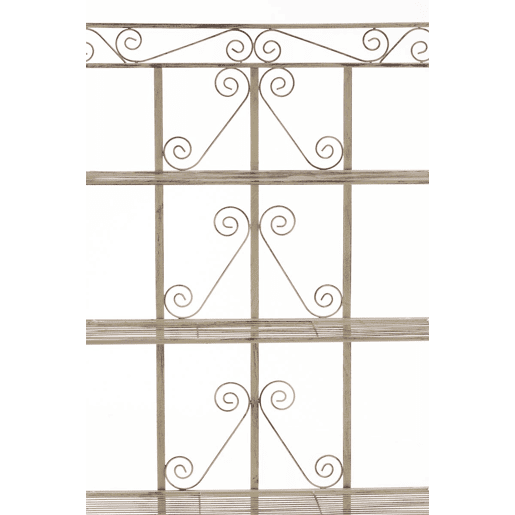 Estantería Decorativa de Hierro Ciara Metal Crema antiguo 34.5X74.5X173 cm