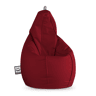 Puff Pêra Couro ecológico Garnet XXL HAPPERS