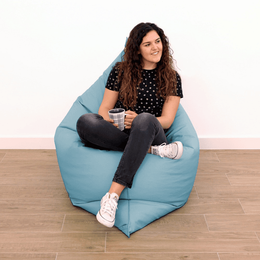 Big Puff Leatherette Interior Sky Blue Happers HAPPERS