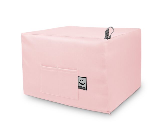 Puff cama confort rosa único happers