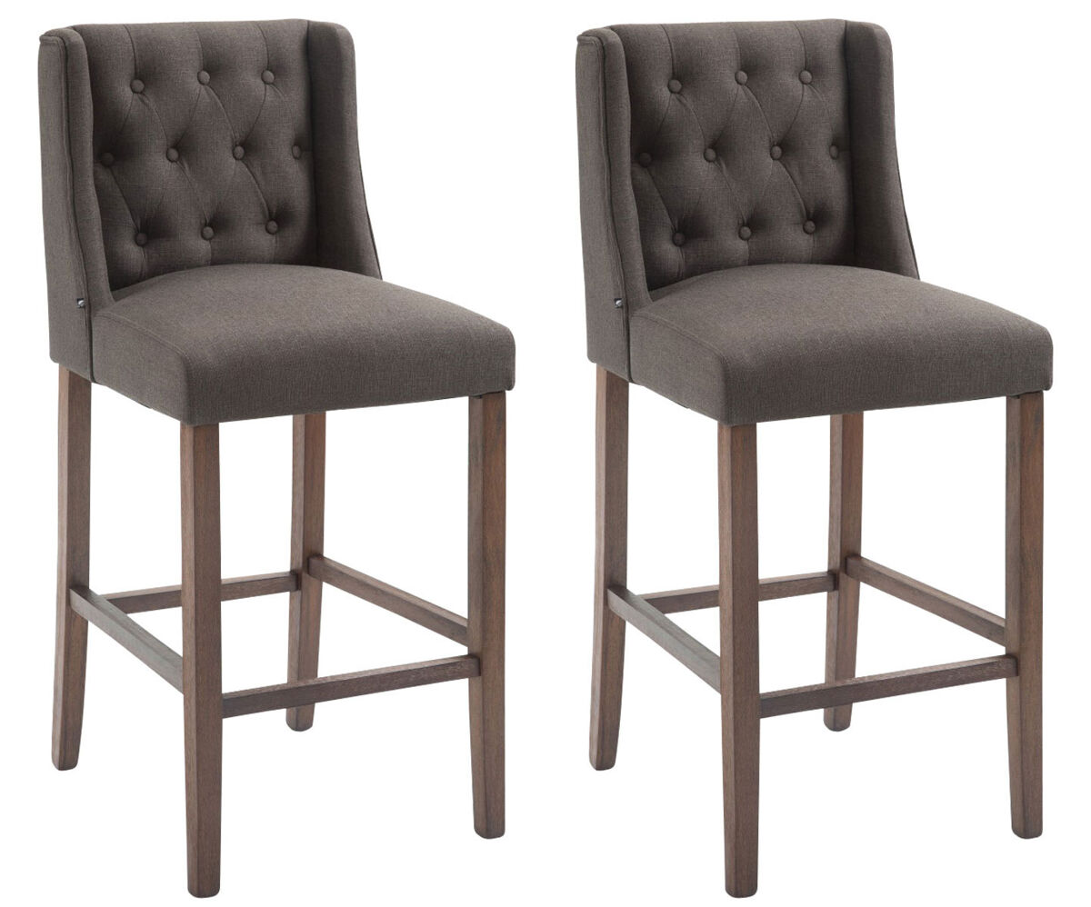 Set de 2 taburetes altos cassandra 56x51x111 cm