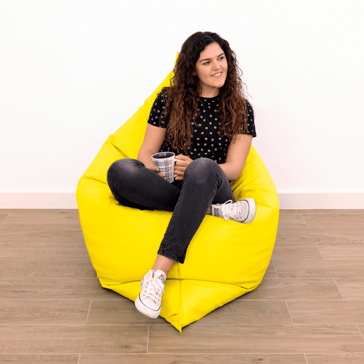 Big Puff Leatherette Interior Yellow Happers HAPPERS Big Puff Leatherette Interior Yellow Happers HAPPERS