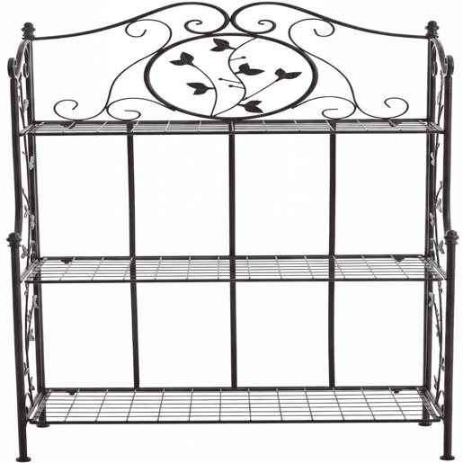 Estanteria de pie Reus Metal Negro 33X58X118 cm