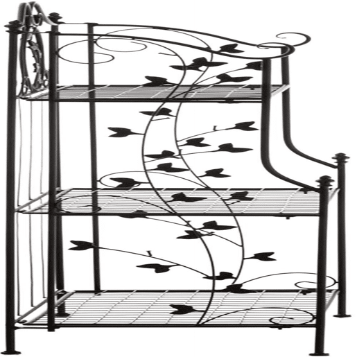 Estanteria de pie Reus Metal Negro 33X58X118 cm