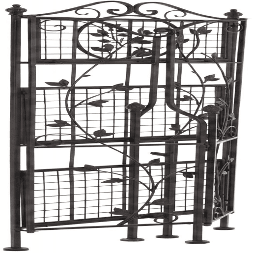 Estanteria de pie Reus Metal Negro 33X58X118 cm