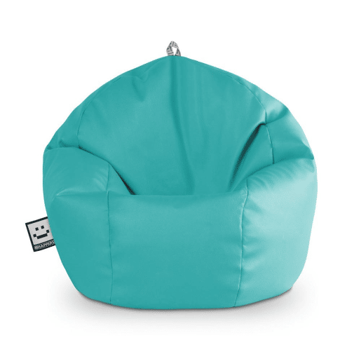 Puff Ball Leatherette Outdoor Turquoise Happers HAPPERS