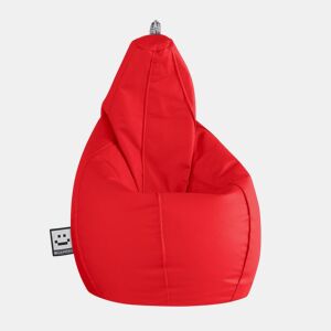 Puff Pêra Couro ecológico Vermelho XL HAPPERS