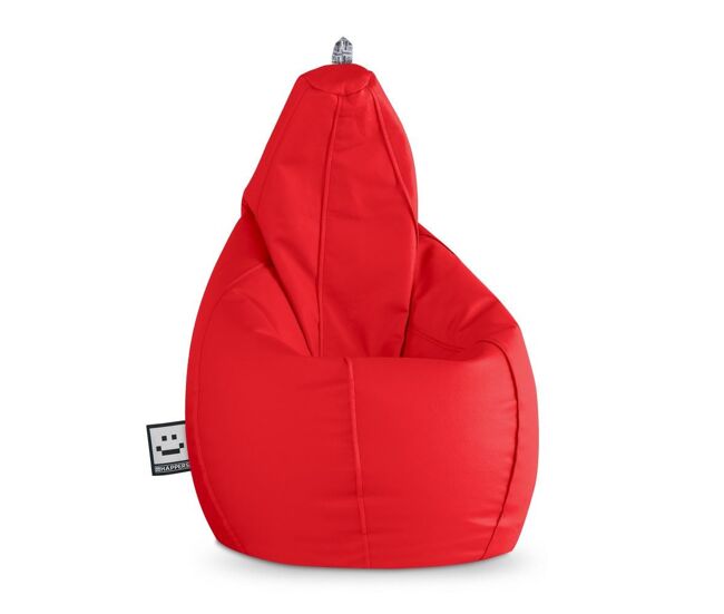 Puff pera polipiel rojo happers xl xl happers
