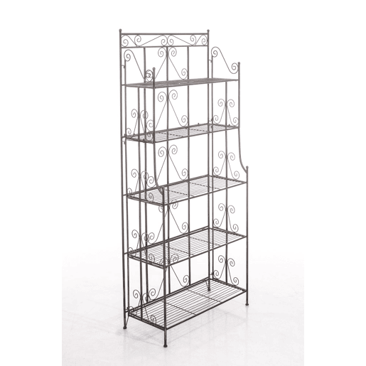Estantería Decorativa de Hierro Ciara Metal Bronce 34.5X74.5X173 cm