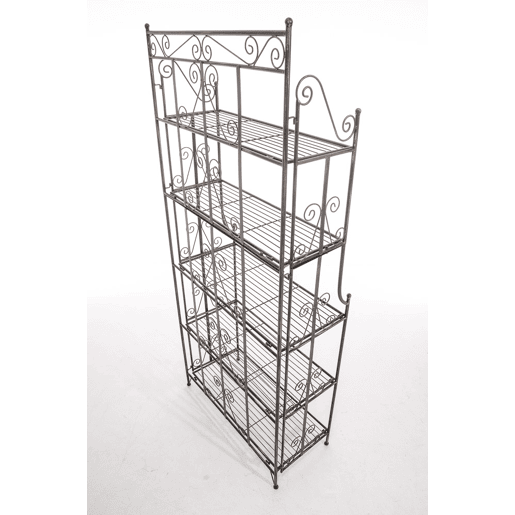 Estantería Decorativa de Hierro Ciara Metal Bronce 34.5X74.5X173 cm