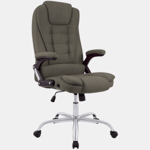 Silla de Oficina Thor de Tela Gris topo 78X69.5X113 cm