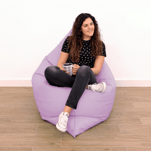 Big Puff Leatherette Interior Lavender Happers HAPPERS Big Puff Leatherette Interior Lavender Happers HAPPERS