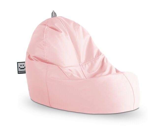 Puff lounge polipiel indoor rosa happers happers