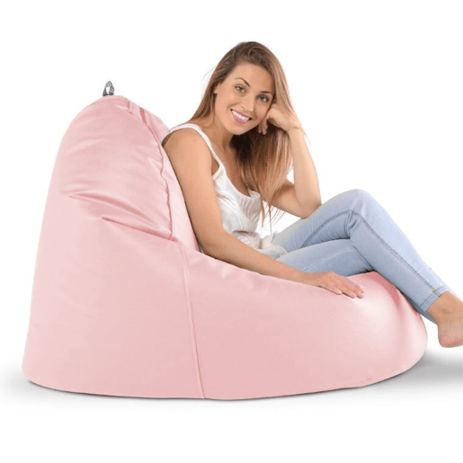 Puff Lounge Leatherette Indoor Rosa Happers HAPPERS
