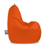 Puff Pear Relax Leatherette interior laranja Happers XL HAPPERS