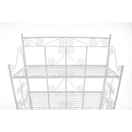 Estantería Decorativa de Hierro Ciara Metal Blanco 34.5X74.5X173 cm