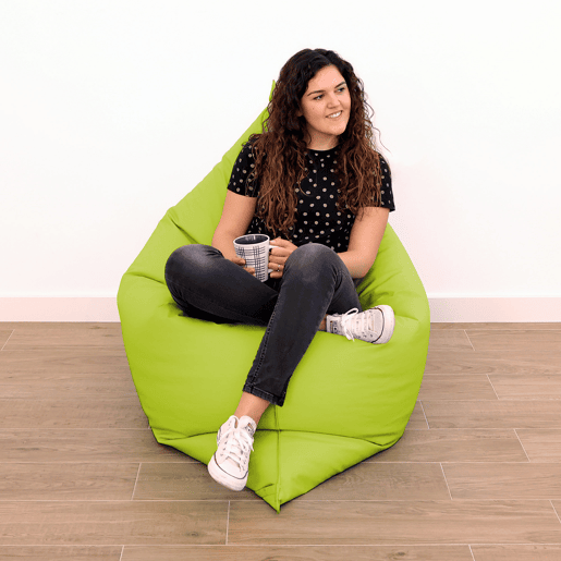 Big Puff Leatherette Indoor Green Happers HAPPERS