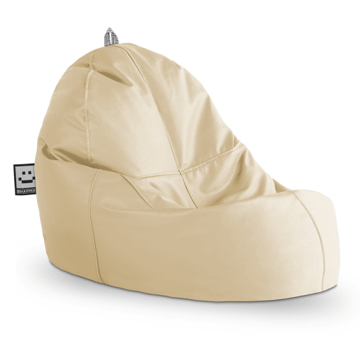 Puff Lounge Leatherette Interior Ecru Happers HAPPERS