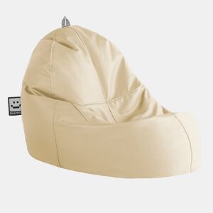 Puff Lounge Leatherette Interior Ecru Happers HAPPERS