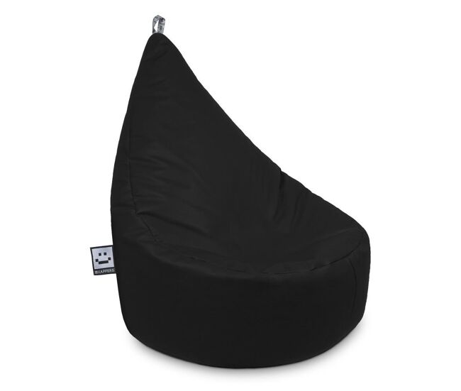 Puff butaca polipiel negro happers xl xl happers