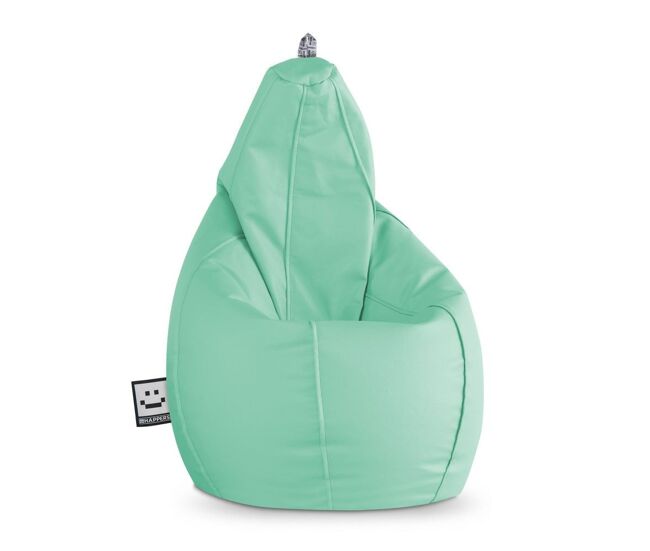 Puff pera polipiel indoor menta happers xxl xxl happers