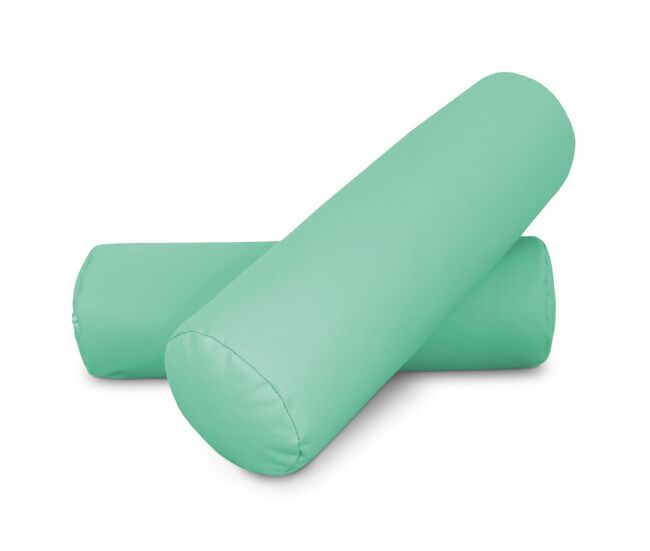 Cojin rodillo 50x15 menta pack 2 unidades 50x15 happers
