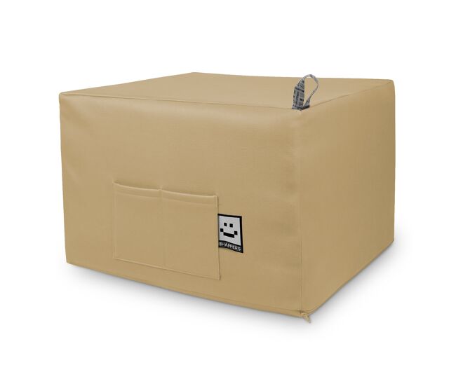 Puff cama confort beige único happers