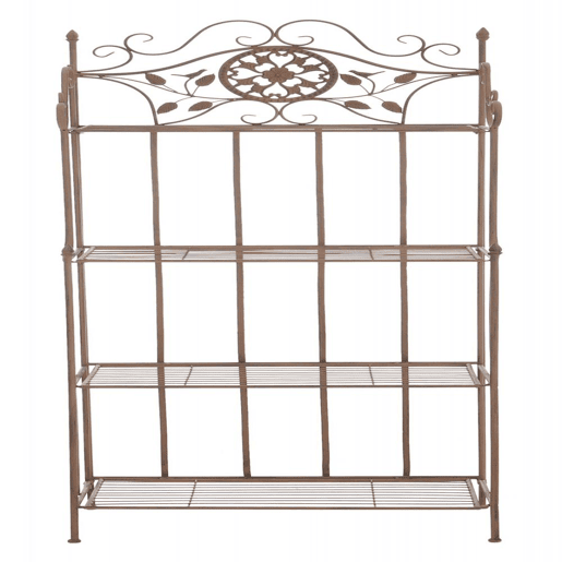 Estanteria para plantas Flora Metal Marrón antiguo 32X66X175 cm