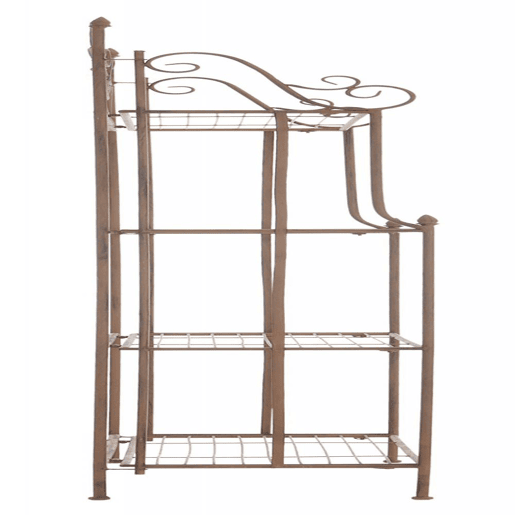 Estanteria para plantas Flora Metal Marrón antiguo 32X66X175 cm