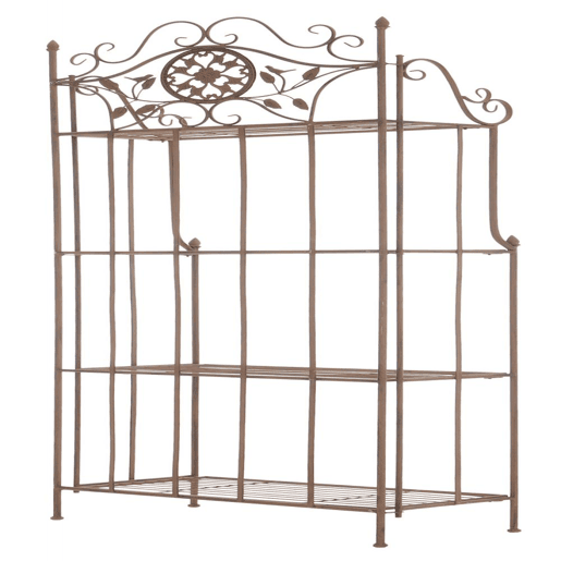 Estanteria para plantas Flora Metal Marrón antiguo 32X66X175 cm