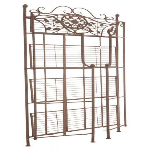 Estanteria para plantas Flora Metal Marrón antiguo 32X66X175 cm