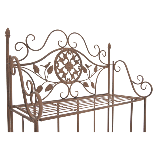 Estanteria para plantas Flora Metal Marrón antiguo 32X66X175 cm