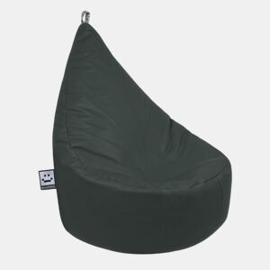 Poltrona estofada em couro sintético para interior cinza Infantil HAPPERS