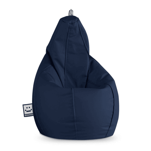 Puff Pêra Couro ecológico Marino XL HAPPERS