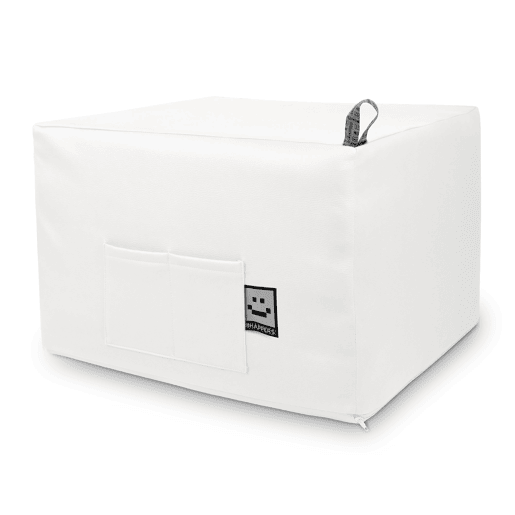 Happers White Comfort Bed Puff Único HAPPERS Happers White Comfort Bed Puff Único HAPPERS