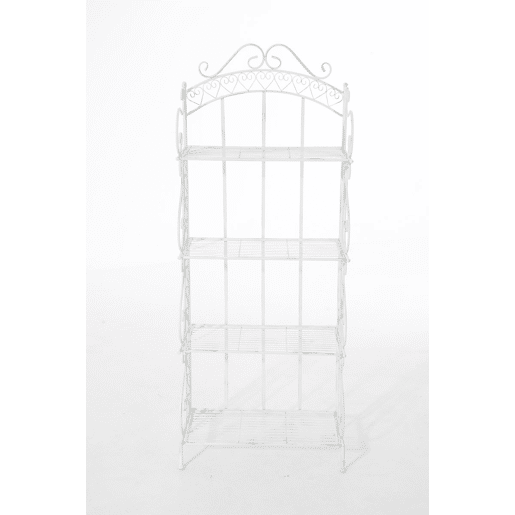 Estantería Antje Metal Blanco antiguo 33X61X153 cm