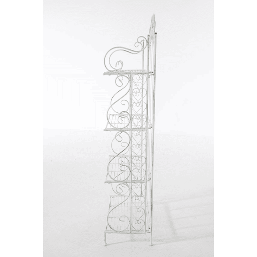Estantería Antje Metal Blanco antiguo 33X61X153 cm
