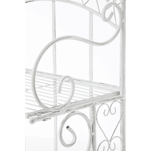 Estantería Antje Metal Blanco antiguo 33X61X153 cm