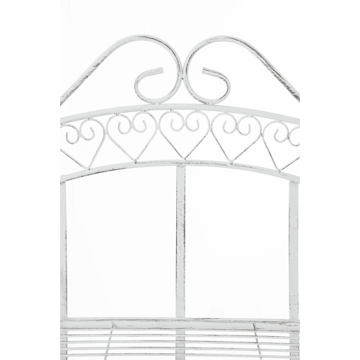 Estantería Antje Metal Blanco antiguo 33X61X153 cm
