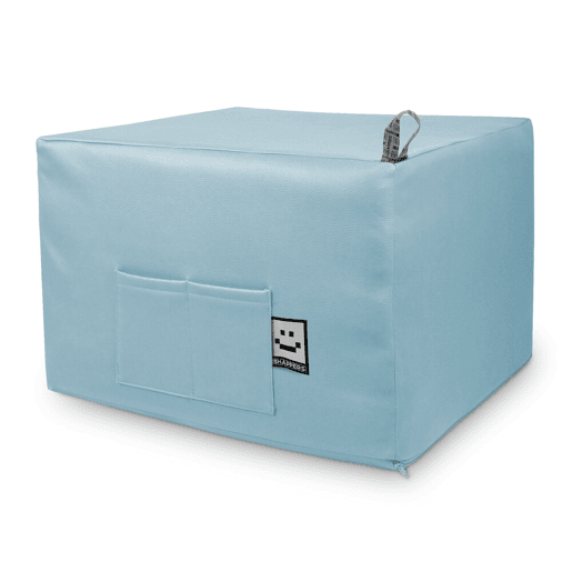 Happers Light Blue Comfort Bed Puff Único HAPPERS