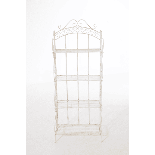 Estantería Antje Metal Crema antiguo 33X61X153 cm