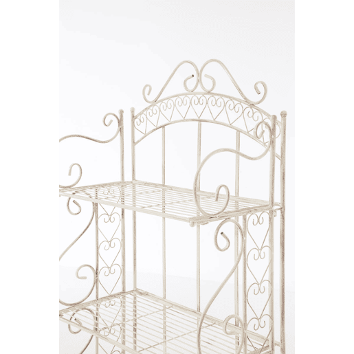 Estantería Antje Metal Crema antiguo 33X61X153 cm