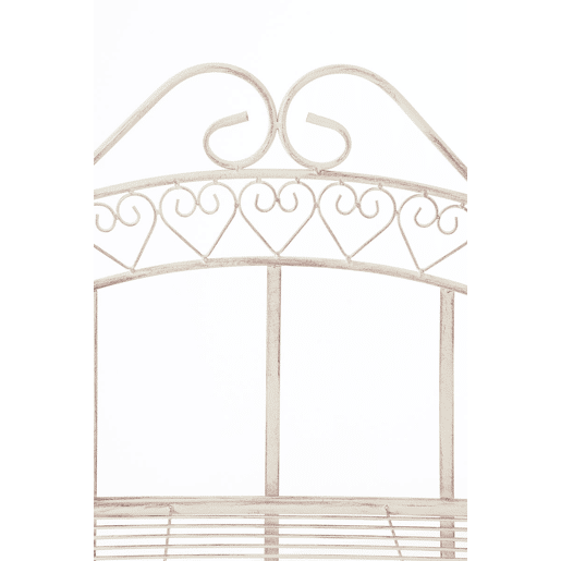 Estantería Antje Metal Crema antiguo 33X61X153 cm