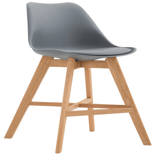 Set De 2 Taburetes Cannes ~ Asiento En Polipropileno Plástico Gris 56X48X112 cm