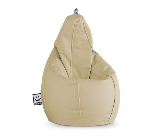 Puff pera polipiel indoor beige happers xl xl happers