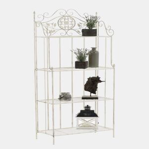 Estanteria para plantas Flora Metal Crema antiguo 32X66X175 cm