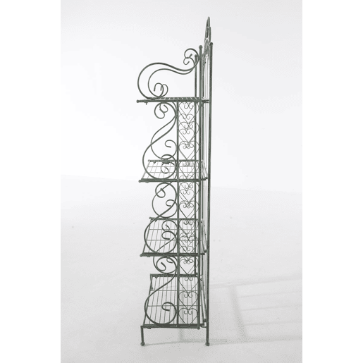 Estantería Antje Metal Verde antiguo 33X61X153 cm