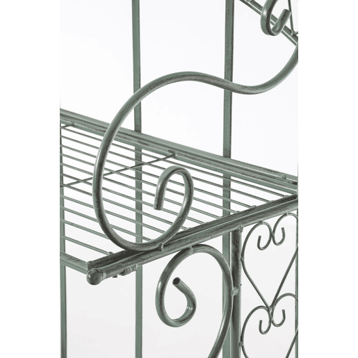 Estantería Antje Metal Verde antiguo 33X61X153 cm