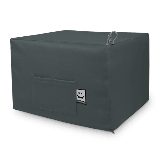 Happers Dark Grey Comfort Bed Puff Único HAPPERS