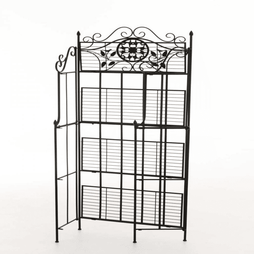 Estanteria para plantas Flora Metal Negro 32X66X175 cm
